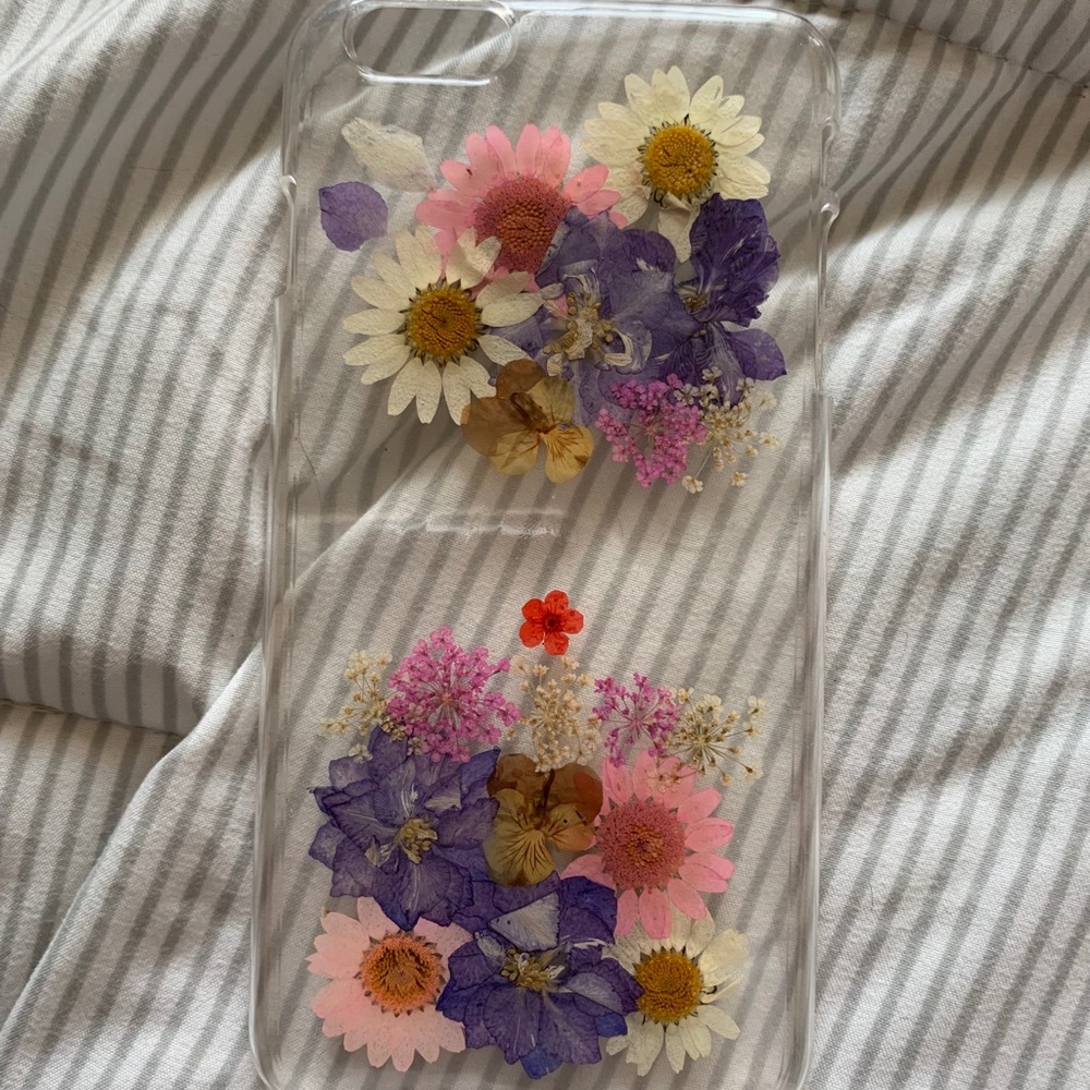 Urban outfitters clear floral IPhone 6 Plus case